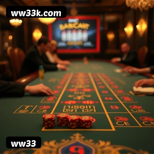 Jogos de Mesa Premium ww33 - Blackjack, Roleta, Baccarat